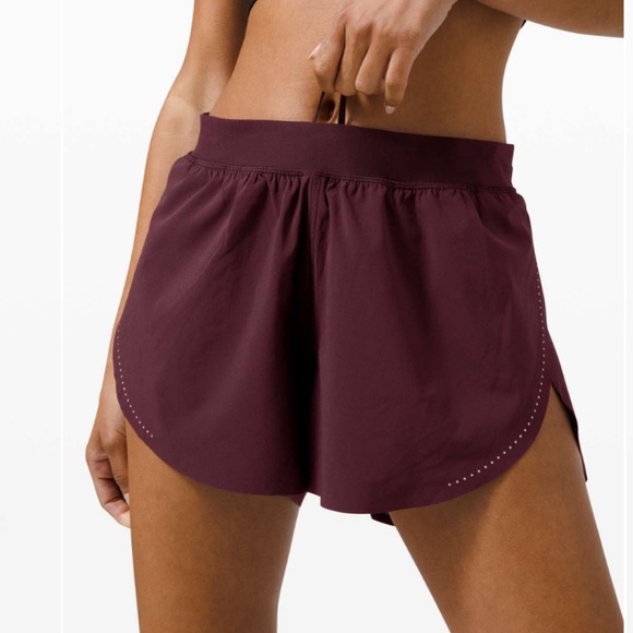 Maroon Athletic Shorts - Picture 1 of 6